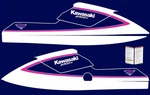 Kawasaki 650 Sx 1990 Jetski / Graphic Set Kit Decal Stickers. Fixed Price $180.00.