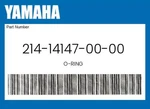 Yamaha Genuine O-ring - 214-14147-00-00. Fixed Price $10.10.