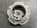 Durco Mk2 Gp2 3x1.5-10 Ansi Impeller, Cd4m, 6" Dia, Pn: 36861, #97441. Fixed Price $350.00.