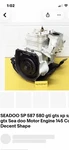 1990 S Sea Doo Xp 580 587 Engine Motor Long Block. Fixed Price $300.00.