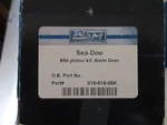 Wsm 010-816-05k Sea Doo 650 Piston Kit 0.5mm Oversized Xp Gtx Spx Speedster. Fixed Price $81.74.