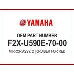 Yamaha Mirror Assy. 2 F2x-u590e-70-00 Oem New. Fixed Price $133.32.