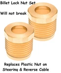 Sea Doo Steering & Reverse Cable Billet Lock Nut Set 2 Pack Gti Gts Gtx Rxp Rxt. Fixed Price $26.95.