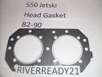 Kawasaki Js 550 Jet-ski Head Gasket 82-90 Replaces 11004-3709 In Stock New Rts. Fixed Price $27.95.