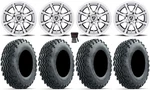 Fairway Alloys Shift 12" Wheels Machined 23" Rogue Tires E-z-go&club Car. Fixed Price $685.76.