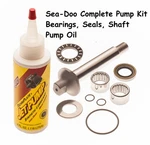 Sea Doo Complete Pump Rebuild Kit Shaft, Bearings And Oil 717 720 Gts Gti Le. Fixed Price $84.95.