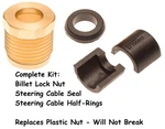Sea Doo Steering Cable Billet Lock Nut Seal & Half Ring Kit Rx Rxp Rxt Rxpx Rxtx. Fixed Price $32.95.