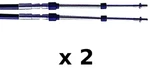 2 Pack 40 Ft Xtreme Control Cables Fits Honda Suzuki Tohatsu Yamaha Nissan. Fixed Price $362.77.
