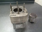 80 1980 Yamaha Sno Jet 440 Snowmobile Engine Motor Cylinder Piston Jug Mag. Fixed Price $97.79.