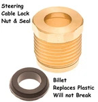 Sea Doo Billet Steering Cable Lock Nut & Seal 293830063 277001729 277001627. Fixed Price $15.95.