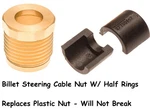 Sea Doo Billet Steering Cable Lock Nut & Half Rings Gtx Gti Gts Rxp Rxt Xp Rx. Fixed Price $26.95.