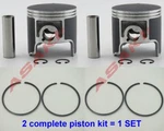 For Pwc Yamaha Wave Blaster 700 Piston Kit (61x-11636-00 +ring)x2, Oversize 0.50. Fixed Price $113.96.