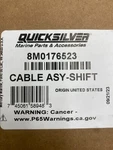 Oem Mercury Shift Cable Assembly 8m0115080. Fixed Price $75.00.