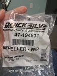 Mercury 47-19453t Quicksilver Oem Impeller 30-60hp Nos Y16. Fixed Price $28.99.